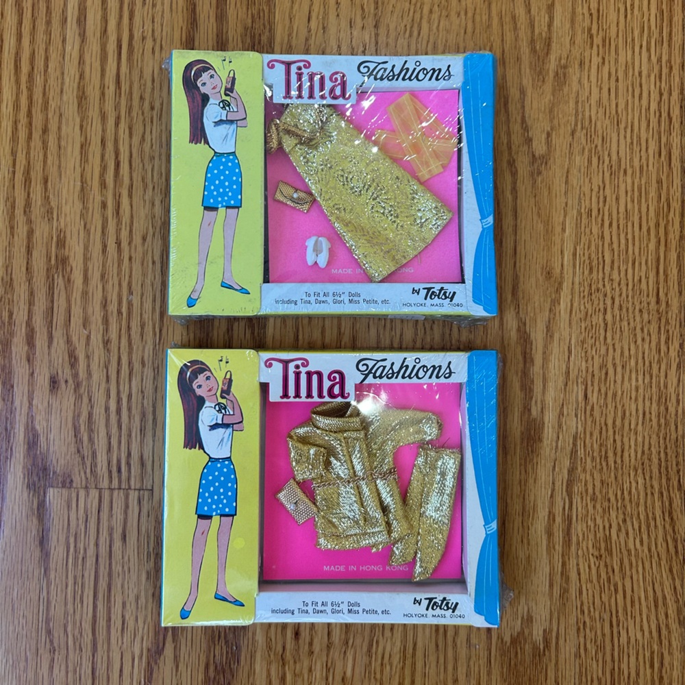 Metallic Gold Doll Outfit Set